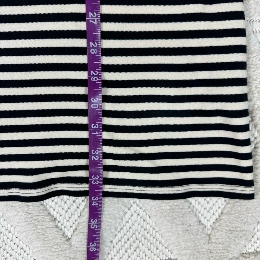 Theory Dress Small  Stripe  Sleeveless Twist-Front Clinton - Picture 12 of 17